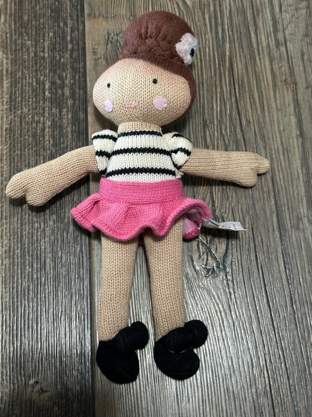 Crate & Kids 2018 knit ballerina stuffed baby doll crate and barrel
